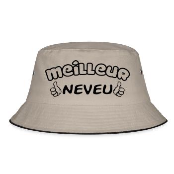 BEST NEPHEW - Bucket Hat - khaki/black - Front