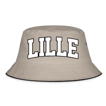 Lille logo: Collegiate design with French style - Bucket Hat - khaki/black - Front