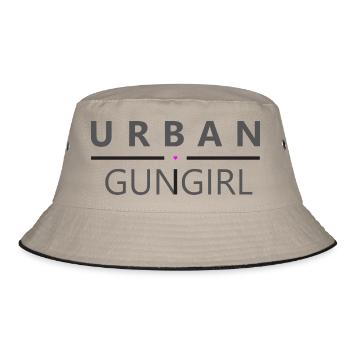 URBAN GUN GIRL - Logo Original - Bob - kaki/noir - Devant