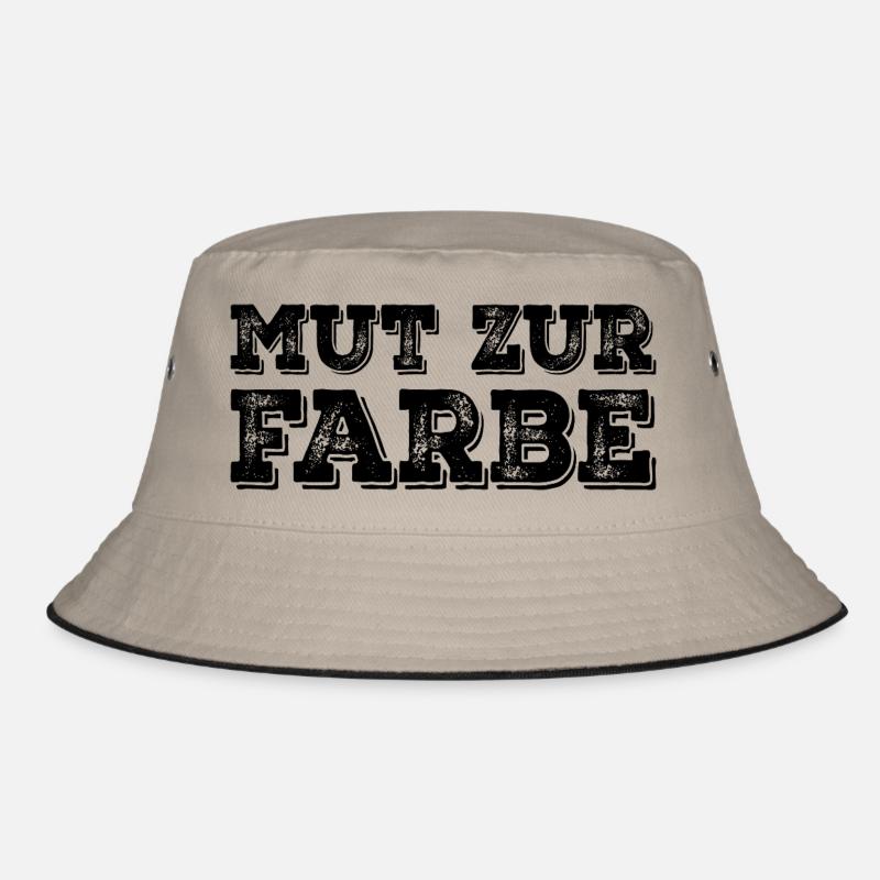 Black humor work wit courage to color Bucket Hat