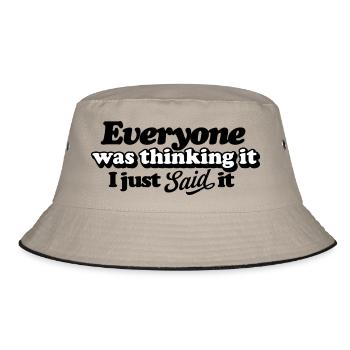 Applying Creative Thinking Design - Bucket Hat - khaki/black - Front