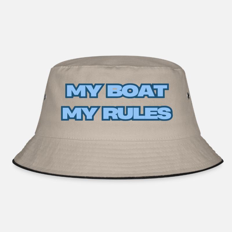 MY BOAT MY RULES Bucket Hat