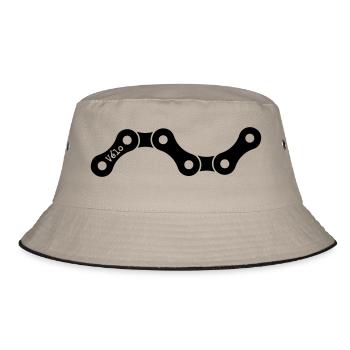 Velo Chain - Bucket Hat - khaki/black - Front