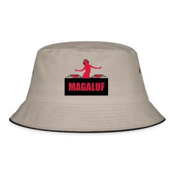 DJ Girl Sexy Magaluf Mallorca 2014 - Bucket Hat - khaki/black - Front