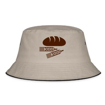 Brot - Bucket Hat - Khaki/Schwarz - Vorne