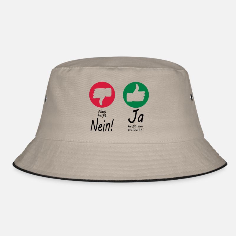 Nein heißt Nein + Daumen Bucket Hat