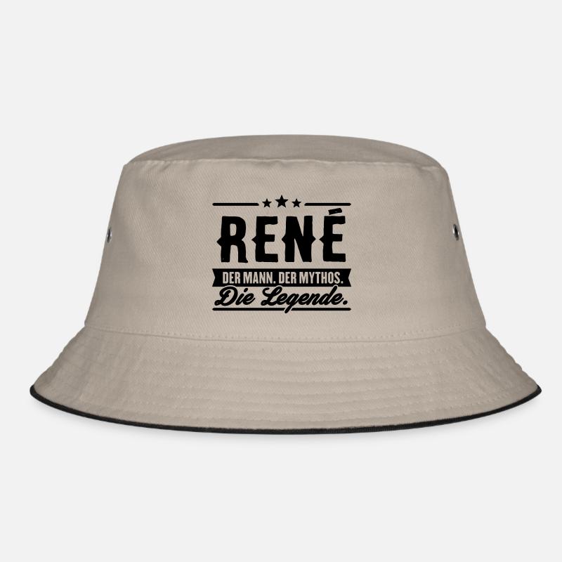 Mann Mythos Legende René Bucket Hat