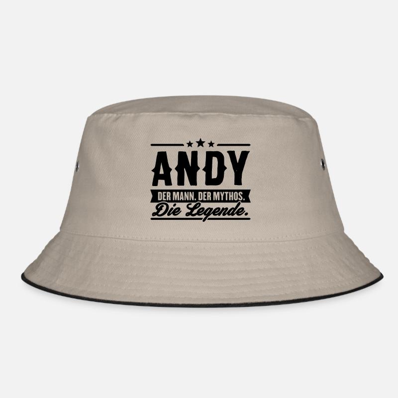 Mann Mythos Legende Andy Bucket Hat