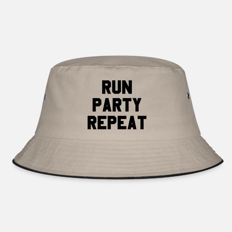 Run-Party-Repeat Bucket Hat