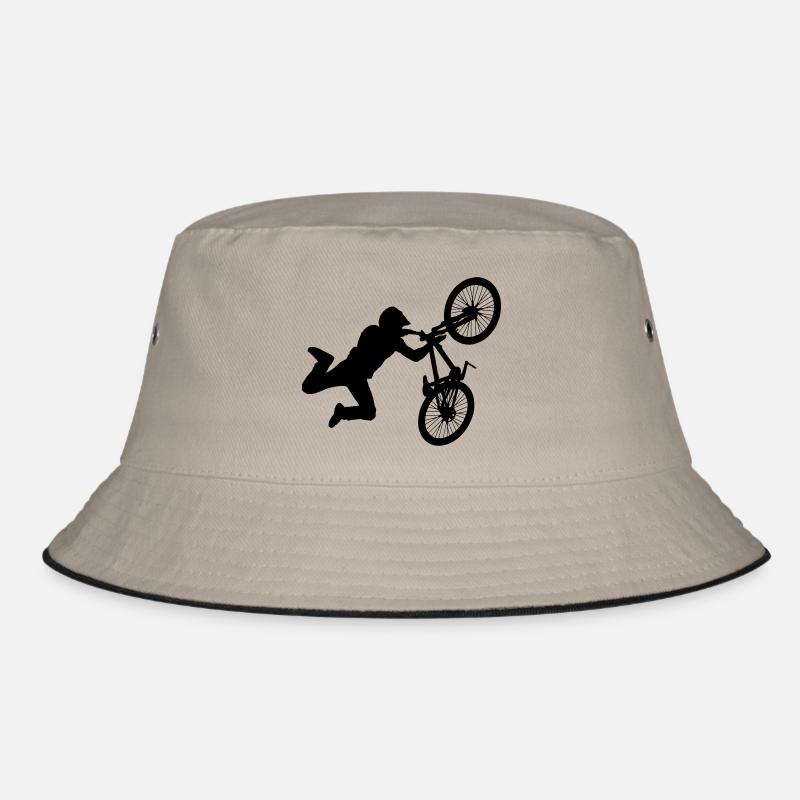 Mountainbiker - Bucket Hat - Khaki/Schwarz