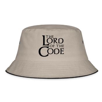 The Lord of the Code - Bucket Hat - khaki/black - Front