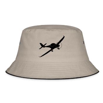 Aquila A210 Aircraft Gift Ultralight UL - Bucket Hat - khaki/black - Front