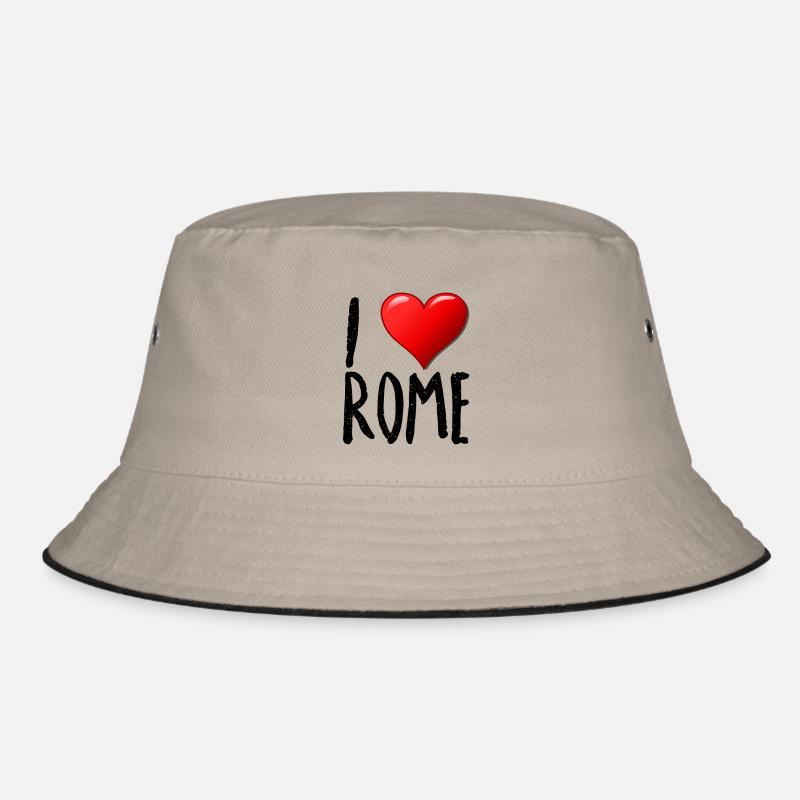 I Love Rome Bucket Hat