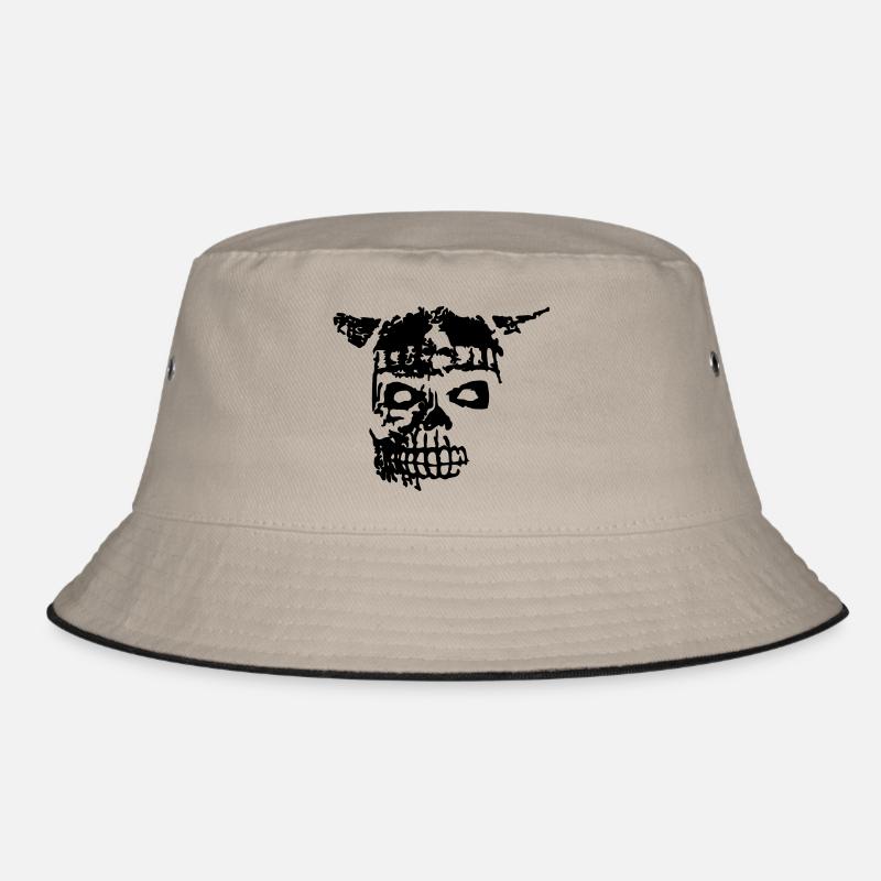 Viking Tête de Mort 1 - Bob - kaki/noir