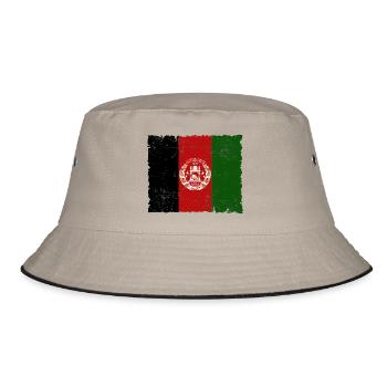 Afghanistan - Bucket Hat - Khaki/Schwarz - Vorne