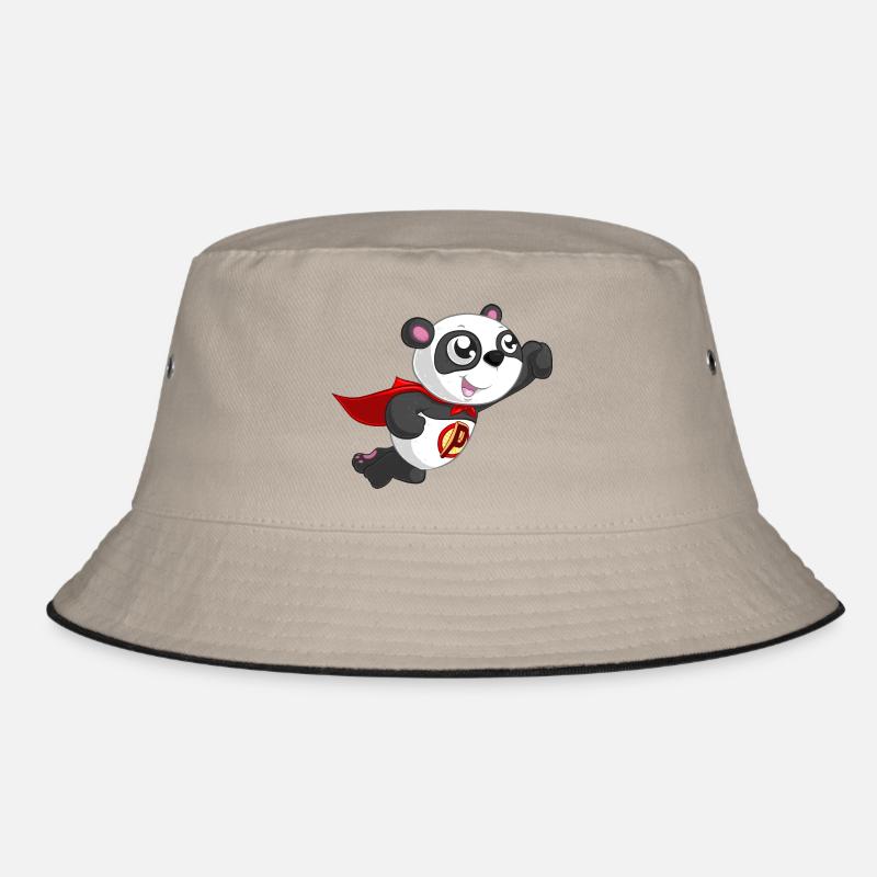 Superhelden Panda Bucket Hat