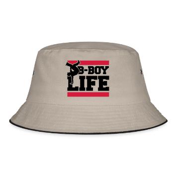 b_boy_life_c2 - Bob - kaki/noir - Devant