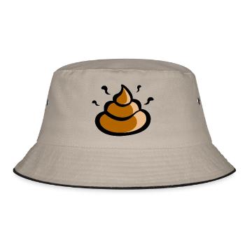 emoji caca marron.png - Bob - kaki/noir - Devant