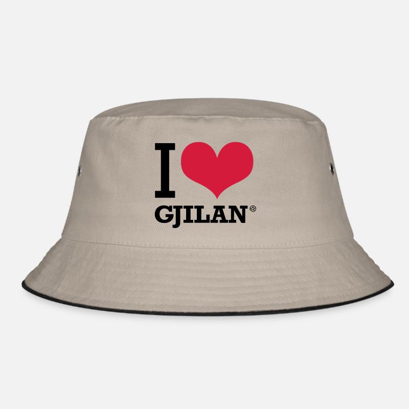 I LOVE GJILAN - Bob - kaki/noir