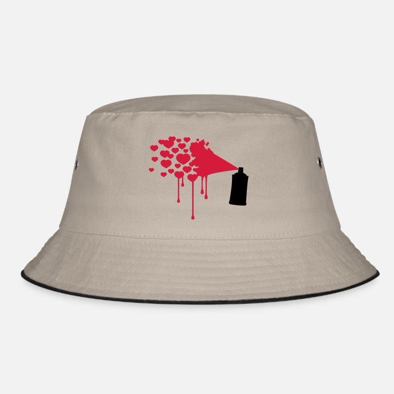 Herz Graffiti Bucket Hat