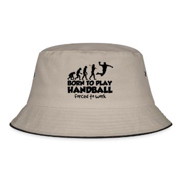 handball evolution born to play forced t - Bucket Hat - khaki/black - Front