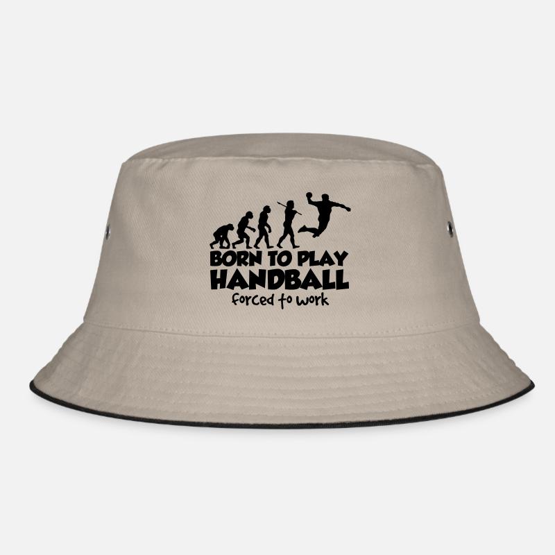 handball evolution born to play forced t Bucket Hat