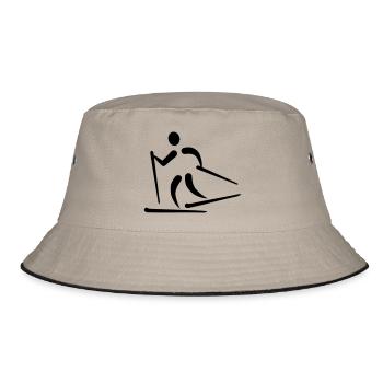 Ski de fond - Bob - kaki/noir - Devant