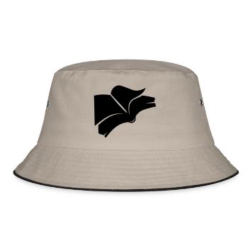 buch - Bucket Hat - Khaki/Schwarz - Vorne