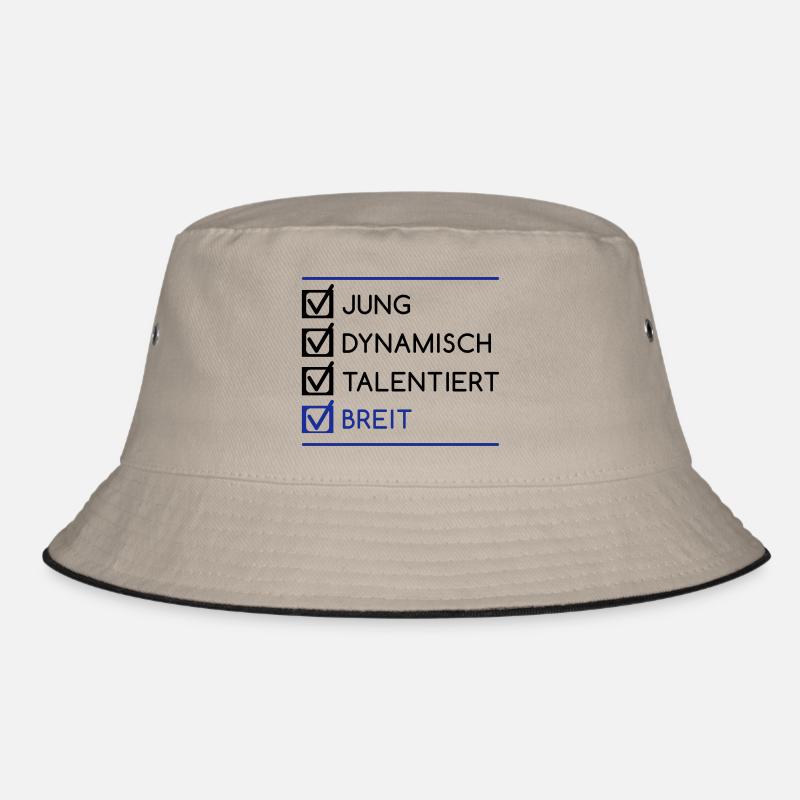 jung_dynamisch_talentiert_breit__f2 Bucket Hat