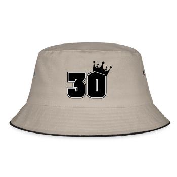 30 - Bucket Hat - khaki/black - Front