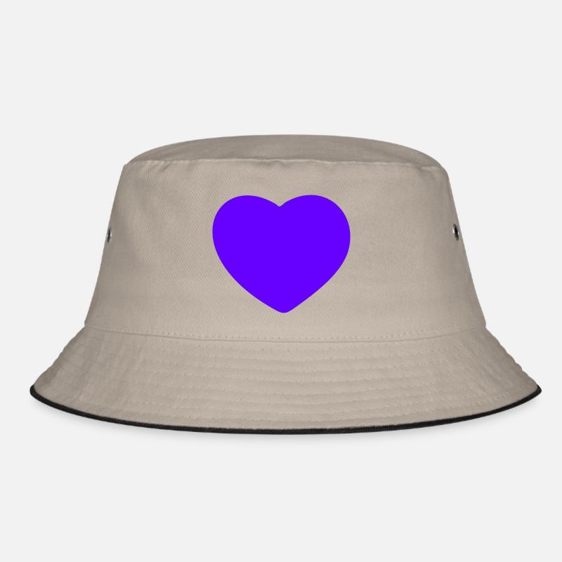 Heart purple Bucket Hat