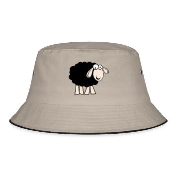 Black sheep - Bucket Hat - khaki/black - Front