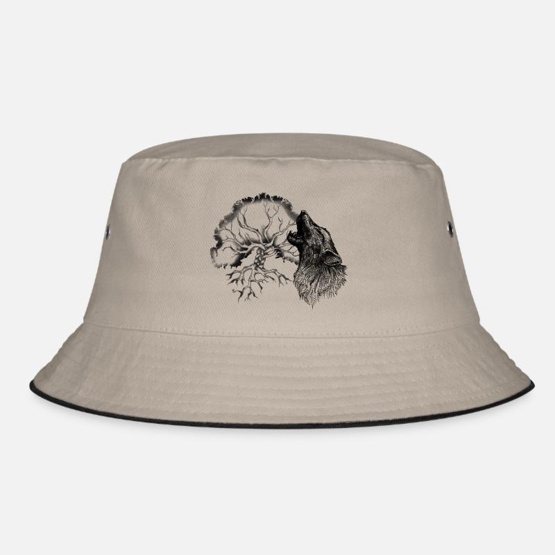 Celtic Ireland Viking Celtic Knot Pattern Tree Bucket Hat