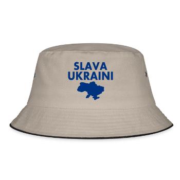 Slava ukraini - Bucket Hat - khaki/black - Front