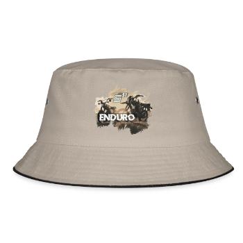 2 Enduro S51 at sunset - Bucket Hat - khaki/black - Front