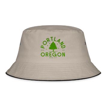 Logo de l’arbre vert de Portland - Bob - kaki/noir - Devant