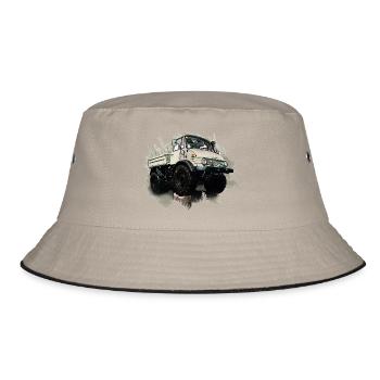 Unimog Oldi - Bucket Hat - khaki/black - Front