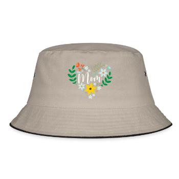 Best Mom Ever - Bucket Hat - khaki/black - Front