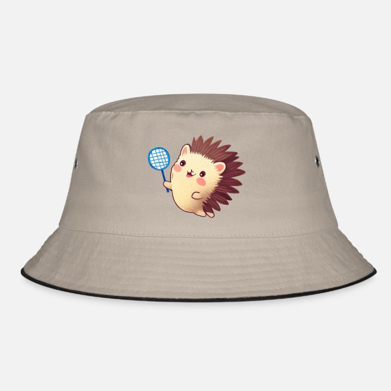 Igel spielt Tennis Bucket Hat