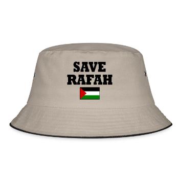 Save rafah - Bob - kaki/noir - Devant