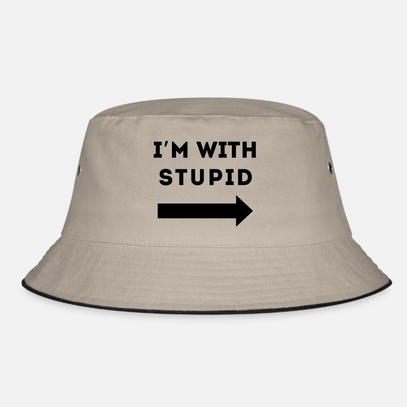 ICH BIN MIT DUMM Bucket Hat