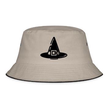 Witch Hat - Bucket Hat - khaki/black - Front