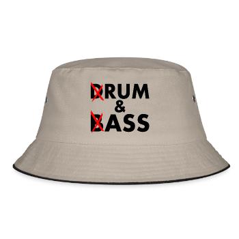Drum and bass - rum and ass - Bob - kaki/noir - Devant