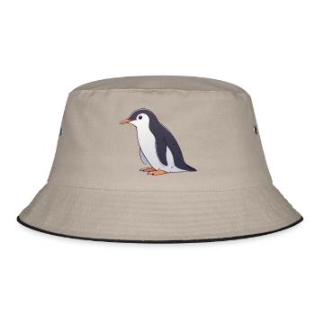 Penguin - Bucket Hat - khaki/black - Front