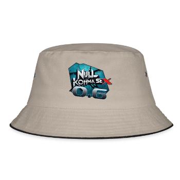 Nullkomma sechs - Bucket Hat - Khaki/Schwarz - Vorne