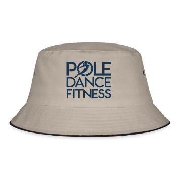 Pole Dance Fitness Pole Tänzerin Stangentanz - Bucket Hat - Khaki/Schwarz - Vorne