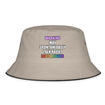 T-shirt des droits LGBTQ - Bob - kaki/noir - Devant
