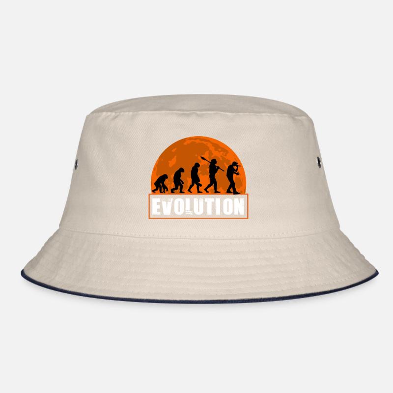 Funny Human Evolution Rapper Bucket Hat