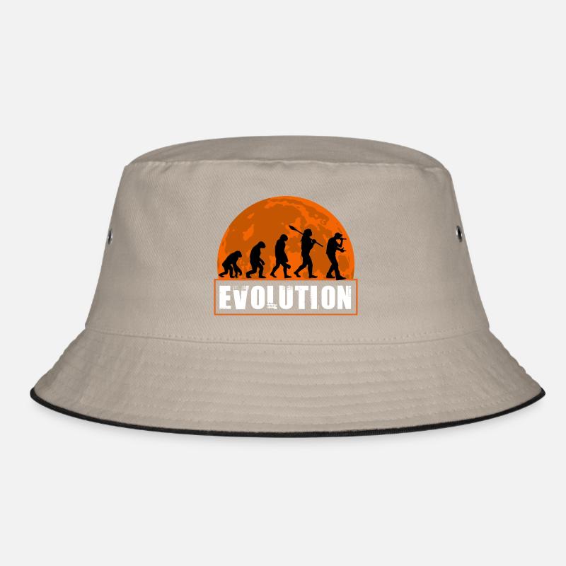 Lustiger Rapper der menschlichen Evolution Bucket Hat