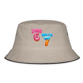 7e anniversaire, garçon de 7 ans, j’avais 6 ans maintenant dans 7 ans - Bob - kaki/noir - Devant